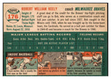 1954 Topps Baseball #176 Bob Keely Braves EX-MT 498040