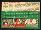 1954 Topps Baseball #181 Mel Roach Braves NR-MT 498042