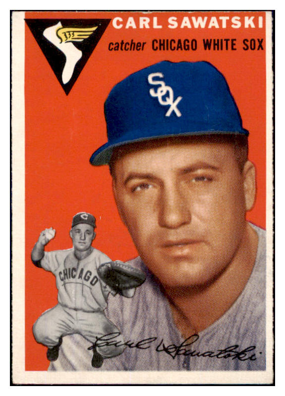 1954 Topps Baseball #198 Carl Sawatski White Sox EX-MT 498050