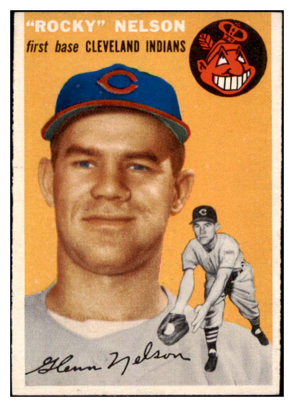 1954 Topps Baseball #199 Rocky Nelson Indians NR-MT 498051
