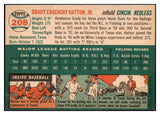 1954 Topps Baseball #208 Grady Hatton Reds EX-MT 498052