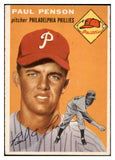 1954 Topps Baseball #236 Paul Penson Phillies EX-MT 498061