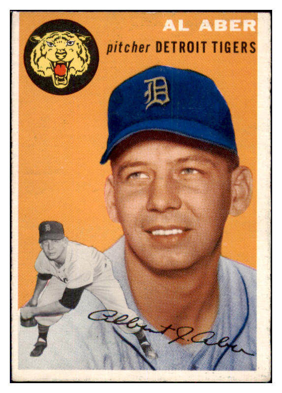 1954 Topps Baseball #238 Al Aber Tigers EX-MT 498063