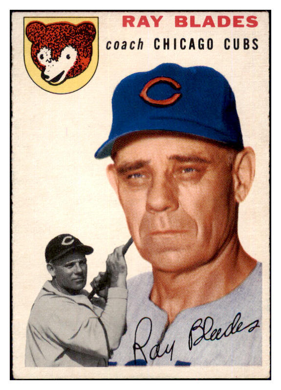 1954 Topps Baseball #243 Ray Blades Cubs EX-MT 498064