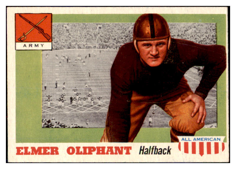 1955 Topps Football #045 Elmer Oliphant Army EX-MT 498068