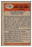 1955 Bowman Football #075 Hugh McElhenny 49ers EX 498072