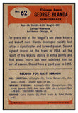 1955 Bowman Football #062 George Blanda Bears VG-EX 498073