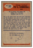 1955 Bowman Football #052 Pat Summerall Cardinals EX-MT 498074