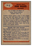 1955 Bowman Football #001 Doak Walker Lions EX 498076