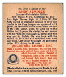 1949 Bowman Baseball #030 Andy Seminick Phillies EX-MT 498088