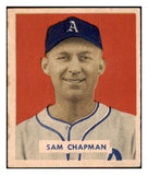 1949 Bowman Baseball #112 Sam Chapman A's EX-MT 498093