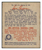 1949 Bowman Baseball #112 Sam Chapman A's EX-MT 498093