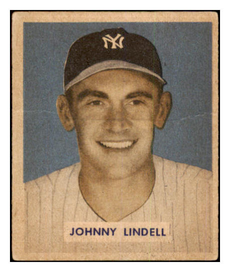 1949 Bowman Baseball #197 Johnny Lindell Yankees GD-VG 498096