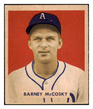 1949 Bowman Baseball #203 Barney McCosky A's EX-MT 498097