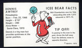 1972 Icee Bear Dennis Awtrey 76ers NR-MT 498101