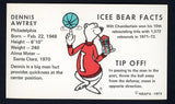 1972 Icee Bear Dennis Awtrey 76ers NR-MT 498104