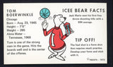 1972 Icee Bear Tom Boerwinkle Bulls NR-MT 498109