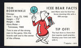 1972 Icee Bear Tom Boerwinkle Bulls NR-MT 498114