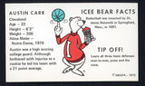 1972 Icee Bear Austin Carr Cavaliers EX 498121