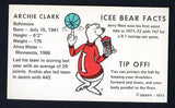 1972 Icee Bear Archie Clark Bullets NR-MT 498124