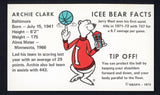 1972 Icee Bear Archie Clark Bullets NR-MT 498125