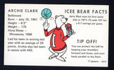 1972 Icee Bear Archie Clark Bullets EX 498128