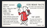 1972 Icee Bear Jerry Lucas Knicks NR-MT 498138