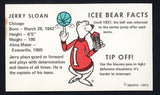 1972 Icee Bear Jerry Sloan Bulls VG 498141