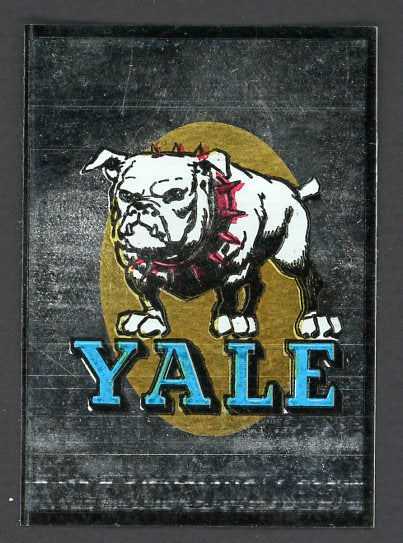 1960 Topps Football Metallic Stickers Yale Bulldogs EX-MT 498158