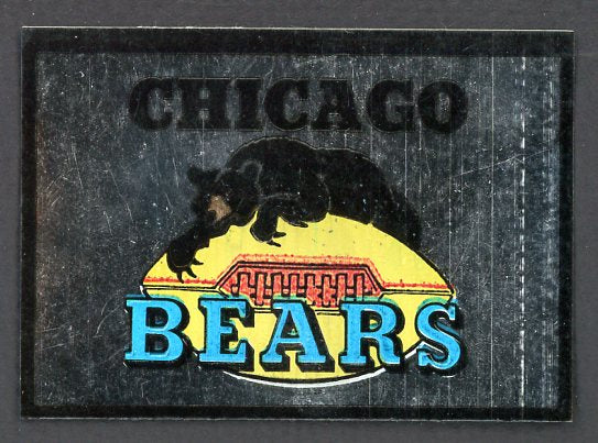 1960 Topps Football Metallic Stickers Chicago Bears EX-MT 498163