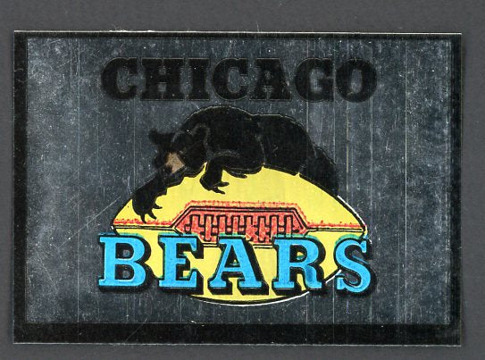1960 Topps Football Metallic Stickers Chicago Bears EX-MT 498164