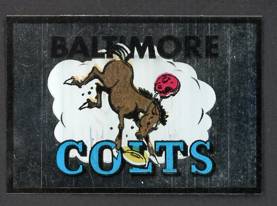 1960 Topps Football Metallic Stickers Baltimore Colts EX-MT 498166