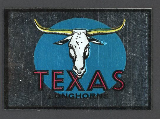 1960 Topps Football Metallic Stickers Texas Longhorns EX-MT 498170