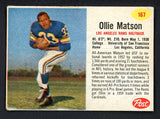 1962 Post Football #167 Ollie Matson Rams VG-EX 498190