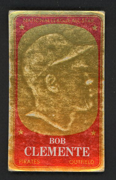 1965 Topps Baseball Embossed #019 Roberto Clemente Pirates GD-VG 498205