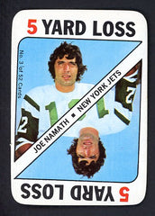 1971 Topps Football Game #003 Joe Namath Jets EX 498234