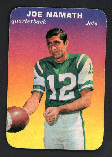 1970 Topps Football Glossy #029 Joe Namath Jets EX 498236