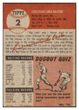 1953 Topps Baseball #002 Luke Easter Indians EX-MT 498247