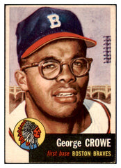 1953 Topps Baseball #003 George Crowe Braves VG-EX 498250