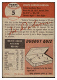 1953 Topps Baseball #005 Joe Dobson White Sox VG-EX 498258