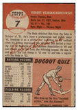 1953 Topps Baseball #007 Bob Borkowski Reds EX 498263
