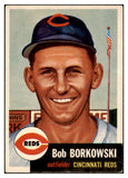 1953 Topps Baseball #007 Bob Borkowski Reds VG-EX 498266