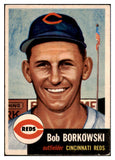 1953 Topps Baseball #007 Bob Borkowski Reds VG-EX 498267