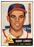 1953 Topps Baseball #016 Peanuts Lowrey Cardinals EX-MT 498296