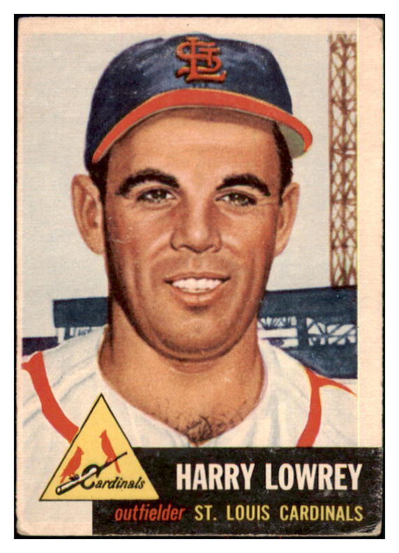 1953 Topps Baseball #016 Peanuts Lowrey Cardinals VG-EX 498297