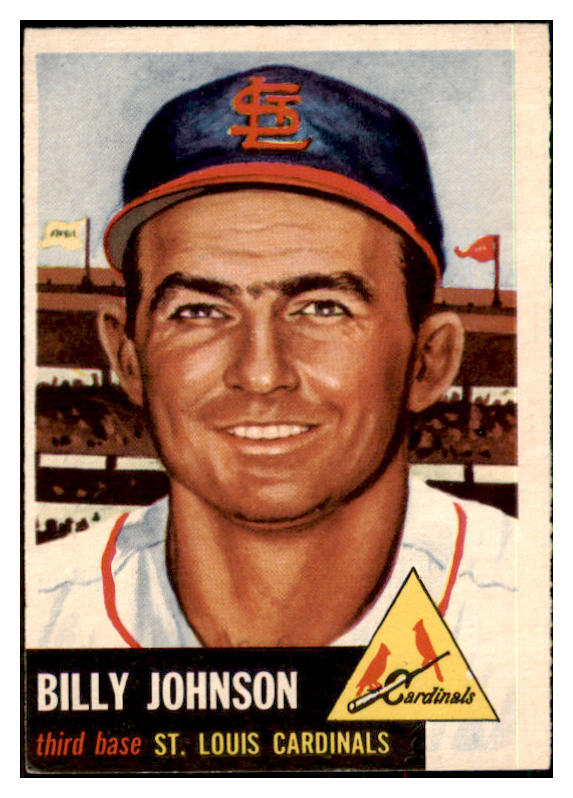 1953 Topps Baseball #021 Billy Johnson Cardinals EX-MT 498310