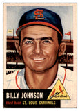 1953 Topps Baseball #021 Billy Johnson Cardinals EX 498312