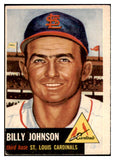 1953 Topps Baseball #021 Billy Johnson Cardinals VG-EX 498314