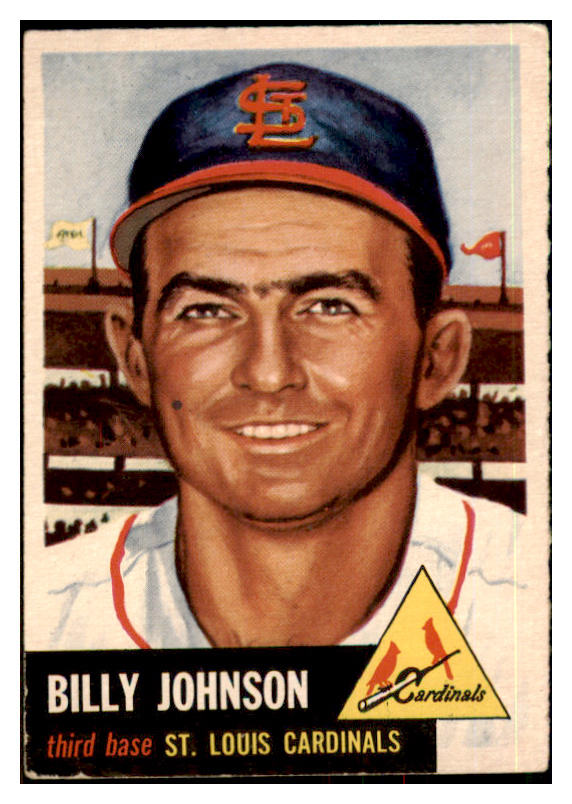 1953 Topps Baseball #021 Billy Johnson Cardinals VG-EX 498315