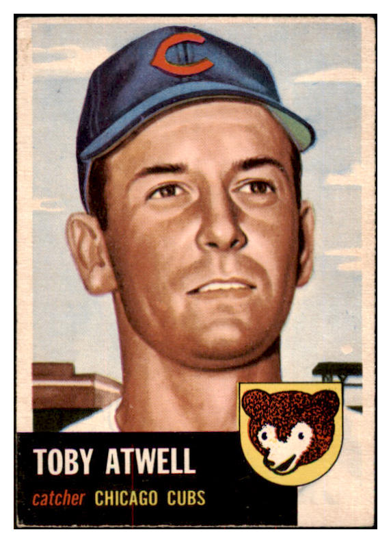 1953 Topps Baseball #023 Toby Atwell Cubs VG-EX 498321